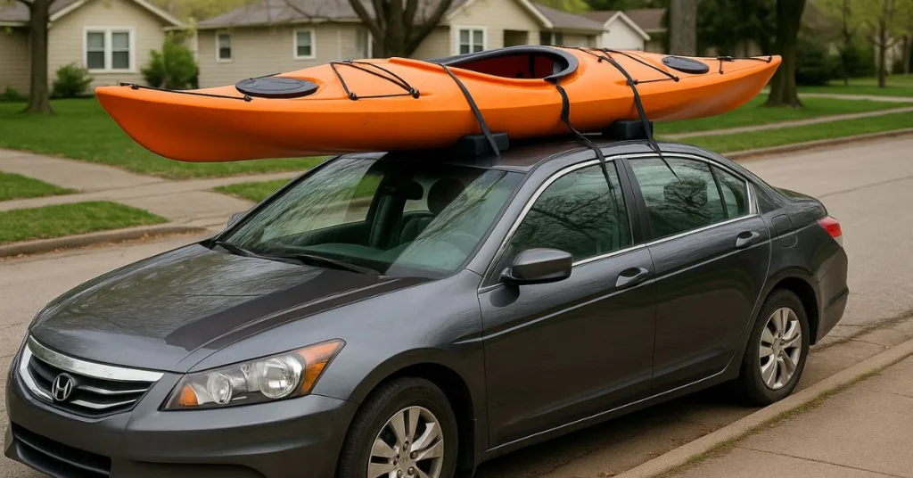 how to transport a kayak without a roof rack